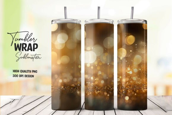 Download Bronze Sparkle Background Tumbler Wrap - Premium Resources