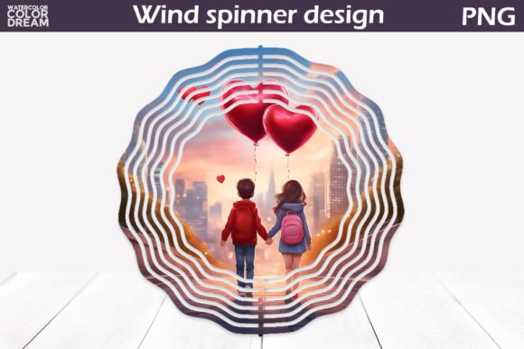 Download Love Wind Spinner Sublimation - Premium Bundle