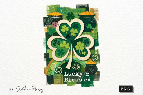 Download St Patrick's Day Lucky &amp; Blessed PNG - Blessed png Collection