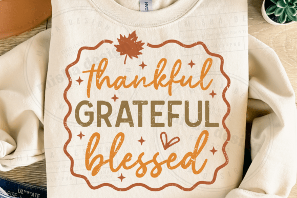 Download Thankful Grateful Blessed PNG SVG, Fall - Blessed png Collection