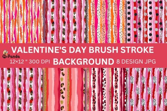 Download Valentine Brush Stroke Background - Valentine brush stroke Collection